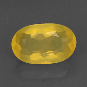 Ópalo de fuego amarillo natural de 4,83 ct, transparente, transparente / translúcido