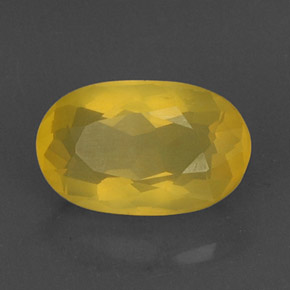 Ópalo de fuego amarillo natural de 4,83 ct, transparente, transparente / translúcido