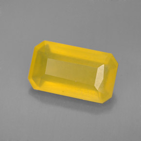 Ópalo de fuego Amarillo natural de 2.18 ct, Transparente, Transparente / Translúcido
