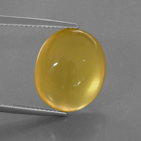 Ópalo de fuego amarillo natural de 8,99 ct, transparente, transparente / translúcido