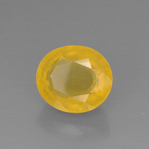 Ópalo de fuego naranja natural de 5,27 ct, transparente, transparente / translúcido