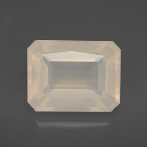 Ópalo de fuego blanco natural de 3,91 ct, transparente, transparente / translúcido