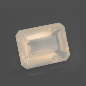 Ópalo de fuego blanco natural de 3,91 ct, transparente, transparente / translúcido