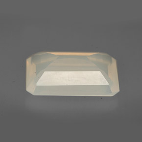 Ópalo de fuego blanco natural de 5,53 ct, transparente, transparente / translúcido