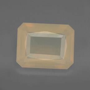 Ópalo de fuego naranja natural de 4,72 ct, transparente, transparente / translúcido