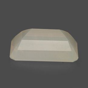 Ópalo de fuego amarillo natural de 6,52 ct, corte esmeralda, translúcido