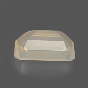 Ópalo de fuego blanco natural de 3,78 ct, transparente, transparente / translúcido