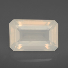 Ópalo de fuego blanco natural de 3,76 ct, transparente, transparente / translúcido