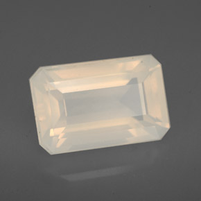 Ópalo de fuego blanco natural de 3,76 ct, transparente, transparente / translúcido
