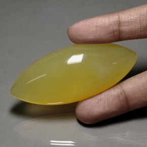 Ópalo de fuego amarillo natural de 139,55 ct, marquesa, translúcido