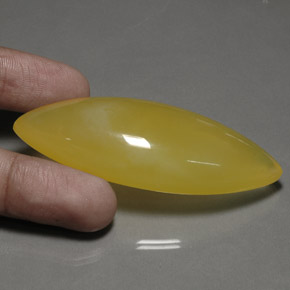 Ópalo de fuego amarillo natural de 139,55 ct, marquesa, translúcido