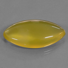 Ópalo de fuego amarillo natural de 41,15 ct, marquesa, translúcido