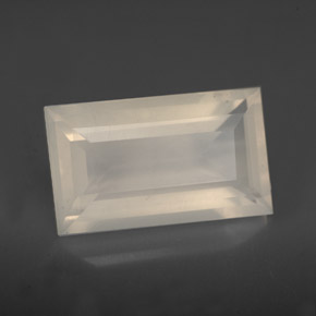 Ópalo de fuego blanco natural de 3,87 ct, transparente, transparente / translúcido