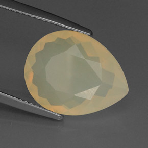 Ópalo de fuego naranja natural de 4,68 ct, transparente, transparente / translúcido
