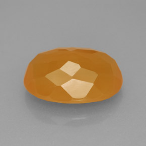 Ópalo de fuego naranja natural de 5,33 ct, transparente, transparente / translúcido