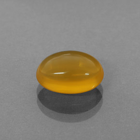 Ópalo de fuego naranja natural de 2,62 ct, transparente, transparente / translúcido