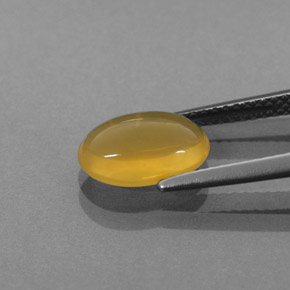 Ópalo de fuego naranja natural de 1,54 ct, transparente, transparente / translúcido