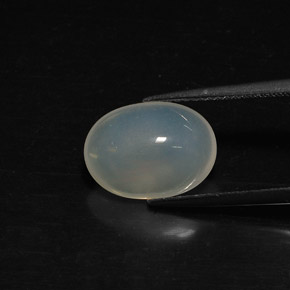 Ópalo de fuego blanco natural de 3,24 ct, transparente, transparente / translúcido