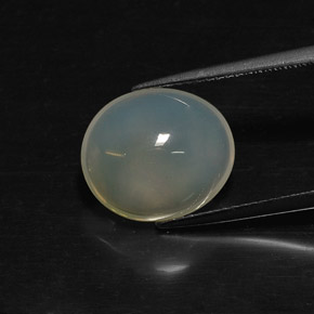 Ópalo de fuego blanco natural de 5,14 ct, transparente, transparente / translúcido
