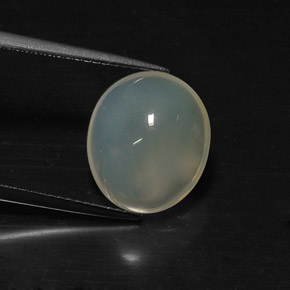 Ópalo de fuego blanco natural de 5,14 ct, transparente, transparente / translúcido