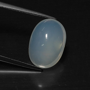 Ópalo de fuego blanco natural de 7,57 ct, transparente, transparente / translúcido