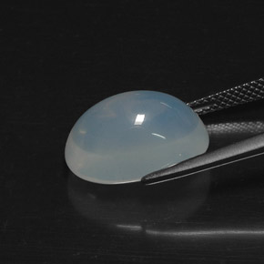 Ópalo de fuego blanco natural de 7,57 ct, transparente, transparente / translúcido