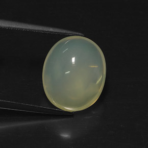 Ópalo de fuego amarillo natural de 6,89 ct, transparente, transparente / translúcido