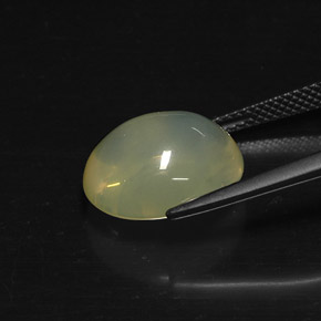 Ópalo de fuego amarillo natural de 6,89 ct, transparente, transparente / translúcido
