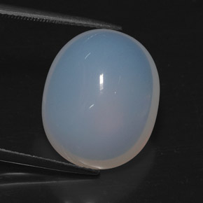 Ópalo de fuego blanco natural de 14,49 ct, transparente, transparente / translúcido