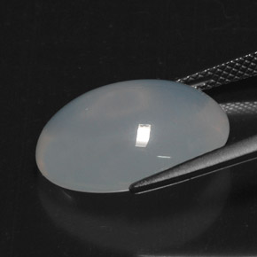 Ópalo de fuego blanco natural de 8,77 ct, transparente, transparente / translúcido