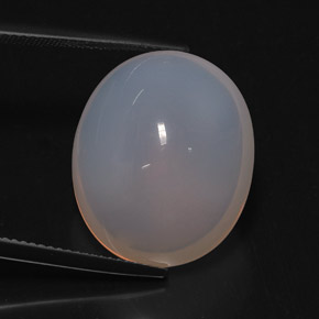 Ópalo de fuego blanco natural de 21,10 ct, transparente, transparente / translúcido