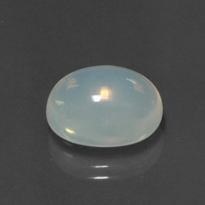 Ópalo de fuego blanco natural de 5,60 ct, corte óvalo, transparente