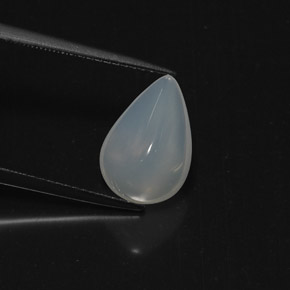 Ópalo de fuego blanco natural de 3,21 ct, transparente, transparente / translúcido