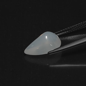 Ópalo de fuego blanco natural de 3,21 ct, transparente, transparente / translúcido