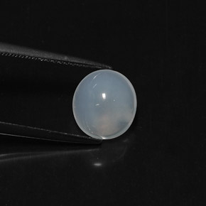 Ópalo de fuego blanco natural de 2,09 ct, corte óvalo, transparente