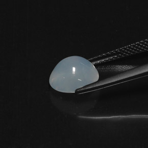 Ópalo de fuego blanco natural de 2,09 ct, corte óvalo, transparente