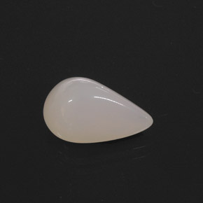 Ópalo de fuego blanco natural de 4,13 ct, en forma de pera, translúcido