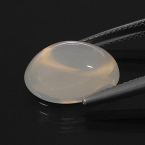 Ópalo de fuego Blanco amarillo natural de 5.30 ct, Transparente, Transparente / Translúcido