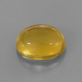 Ópalo de fuego Amarillo natural de 7.58 ct, Transparente, Transparente / Translúcido