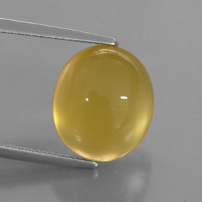 Ópalo de fuego amarillo natural de 9,05 ct, transparente, transparente / translúcido