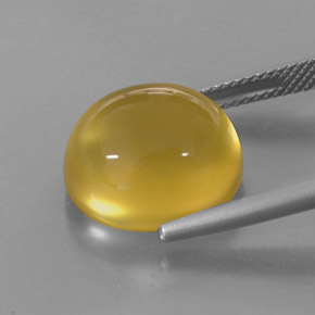Ópalo de fuego amarillo natural de 9,05 ct, transparente, transparente / translúcido