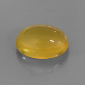 Ópalo de fuego amarillo natural de 7,92 ct, transparente, transparente / translúcido