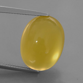 Ópalo de fuego amarillo natural de 14,60 ct, transparente, transparente / translúcido