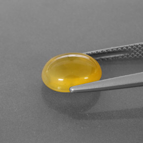 Ópalo de fuego Amarillo natural de 2.44 ct, Transparente, Transparente / Translúcido