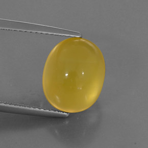 Ópalo de fuego Amarillo natural de 4.63 ct, Transparente, Transparente / Translúcido