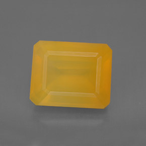 Ópalo de fuego amarillo natural de 5,30 ct, transparente, transparente / translúcido