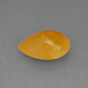 Ópalo de fuego Amarillo naranja natural de 1.89 ct, Transparente, Transparente / Translúcido