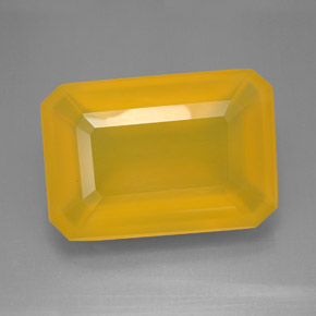 Ópalo de fuego amarillo natural de 92,13 ct, transparente, transparente / translúcido