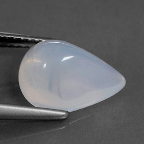 Ópalo de fuego blanco natural de 2,79 ct, transparente, transparente / translúcido