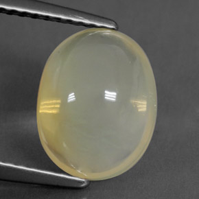 Ópalo de fuego amarillo natural de 2,87 ct, transparente, transparente / translúcido